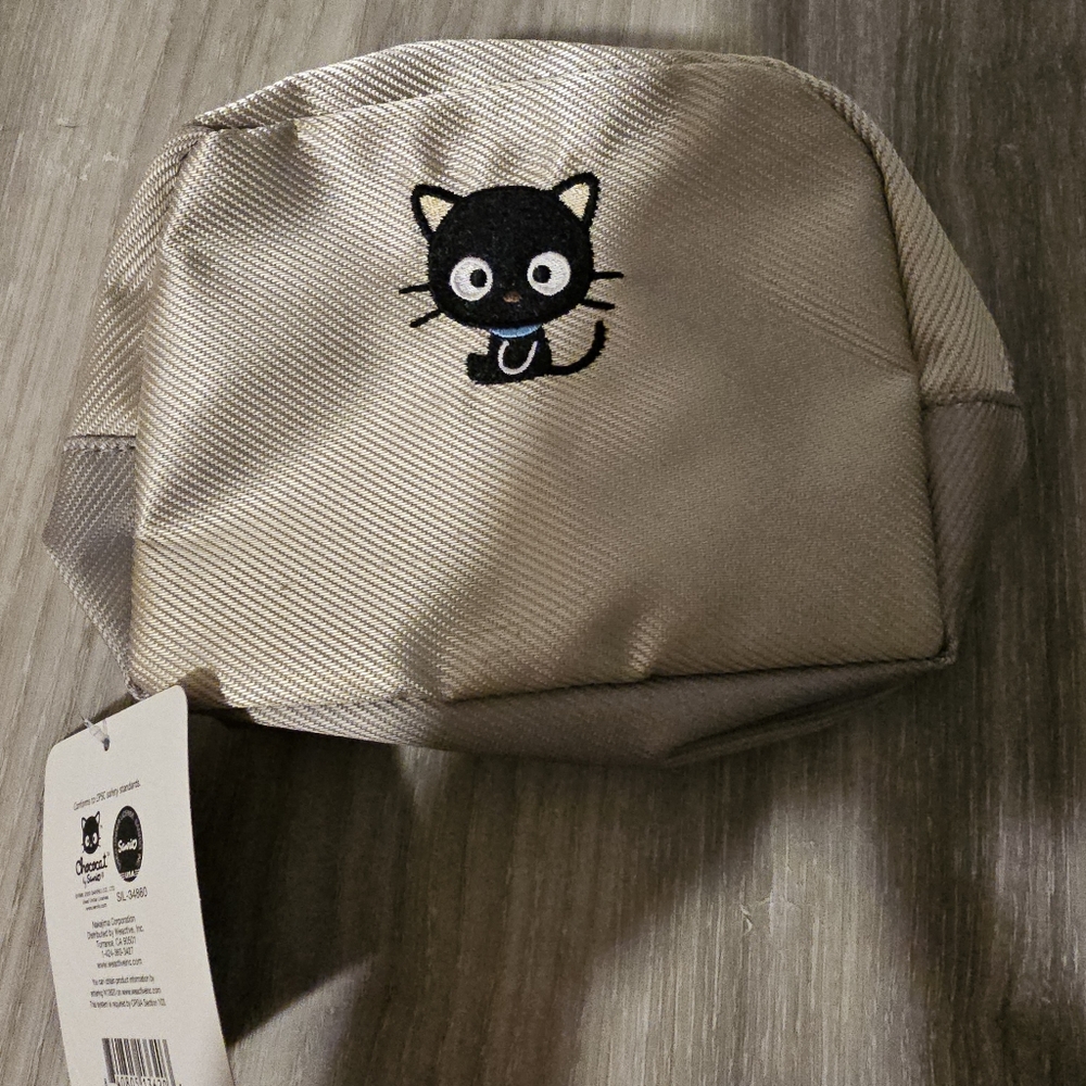 Sanrio chococat cosmetic bag NWT